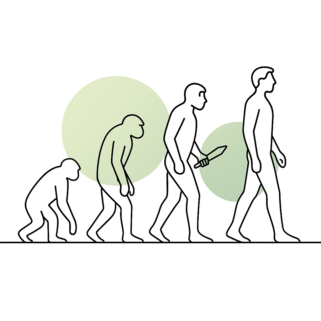 Illustratie bij evolutionair denken over gezondheid